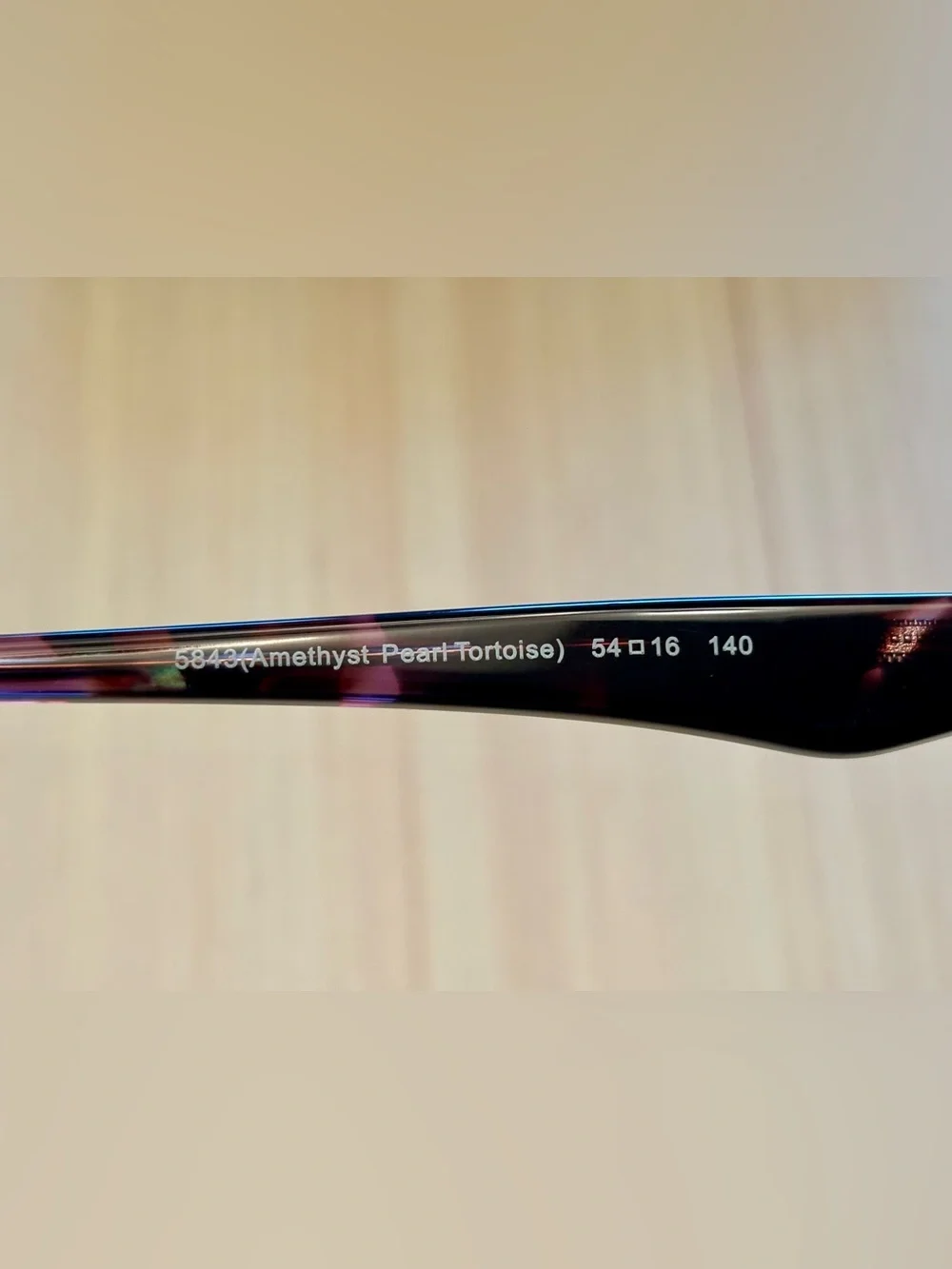 Coach HC 6248U Amethyst Pearl Tortoise Eyeglass Frames 54-16-140